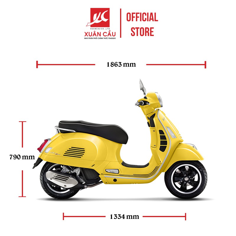 Xe Máy Vespa GTS Super ABS Động Cơ Iget Dung Tích 125cc - Mới 100%