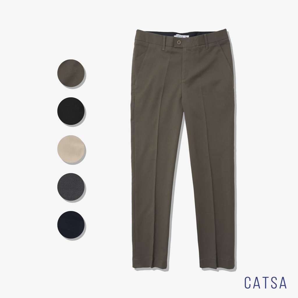 Quần tây nam CATSA cao cấp, quần âu chất vải mềm mại, mặc thoải mái QTD064