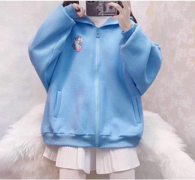 [FREESHIP ĐƠN TỪ 50K] Áo hoodie khoá ngựa sừng túi cơi NTA1019