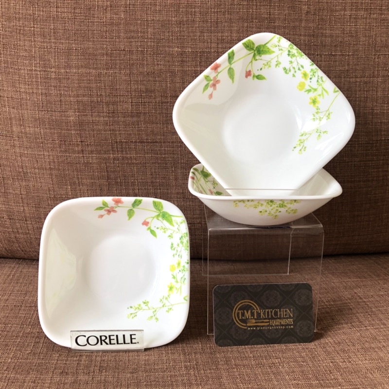 Tô Vuông nhỏ Thủy Tinh Mỹ Provence Garden Corelle 2310-PVG-LP 300ml