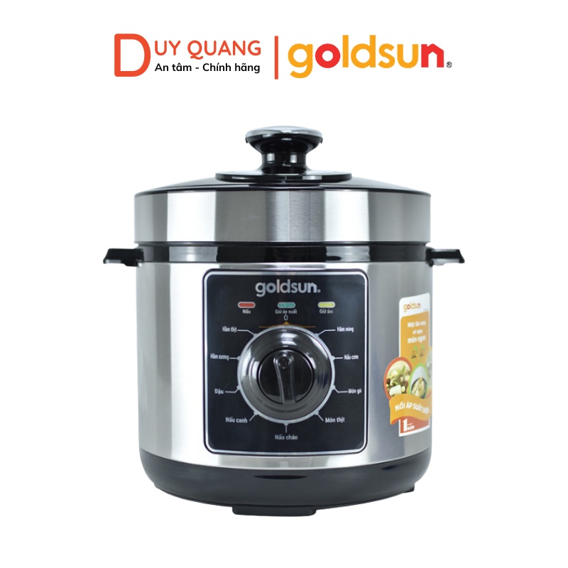 Nồi áp suất điện đa năng Goldsun GPC5501, Bảo hành chính hãng 12 tháng