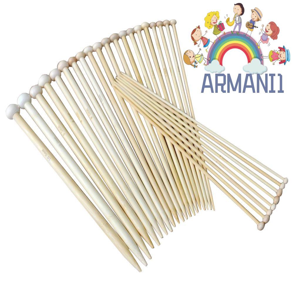 Bộ 36 kim đan len bằng tre 18 kích thước chuyên dụng