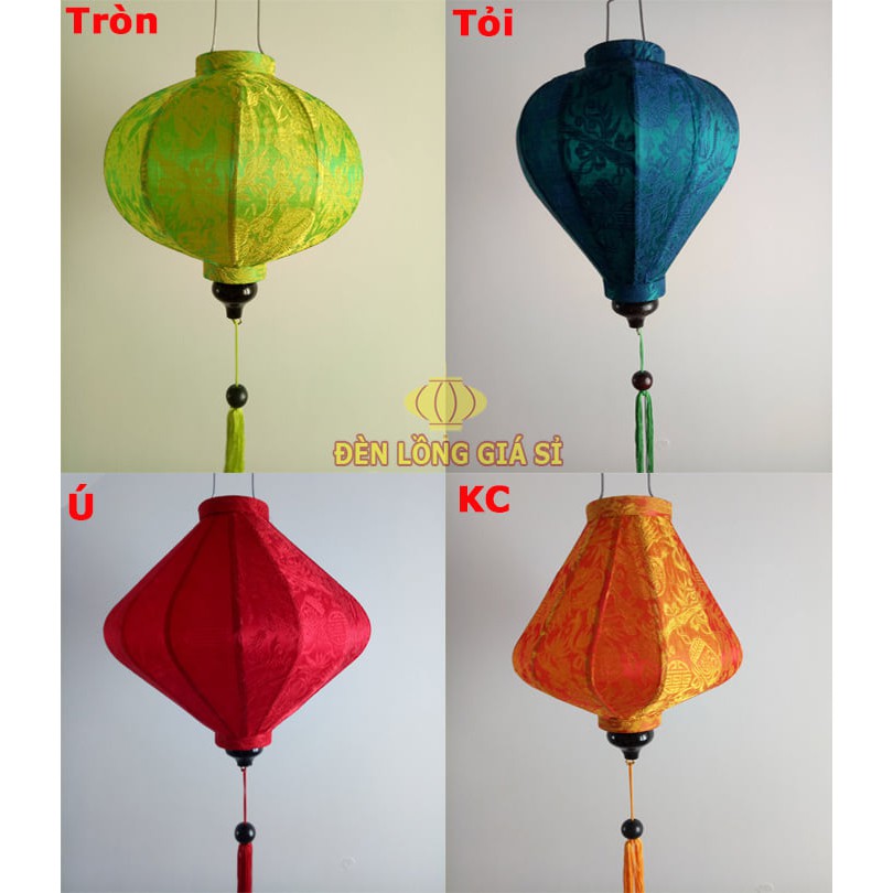 Đèn lồng Hội An kim cương 30cm