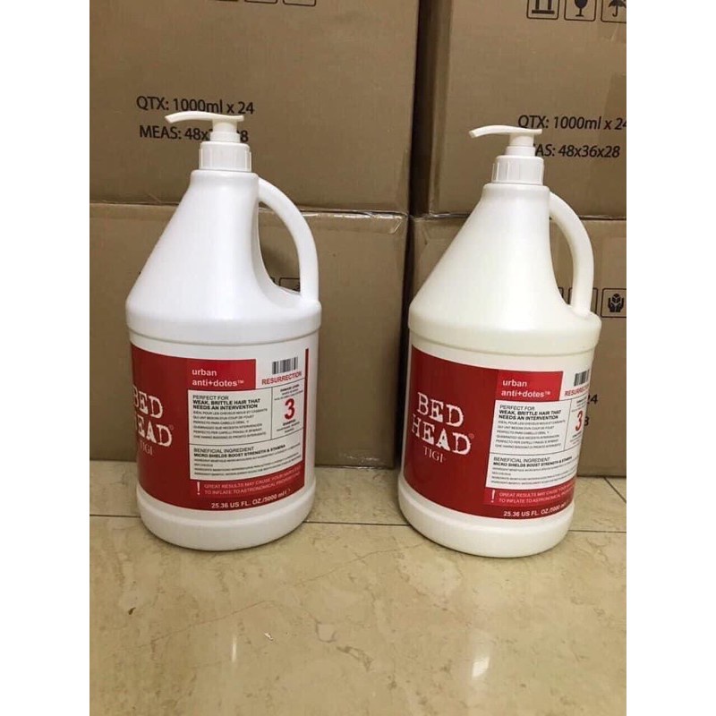 Dầu Gội Can 5 Lít Bed Head Tigi Đỏ Số 3 - Dành Cho Tóc Hư Tổn Nặng, Tiết Kiệm Cho Salon  4,5kg SWAN STORE