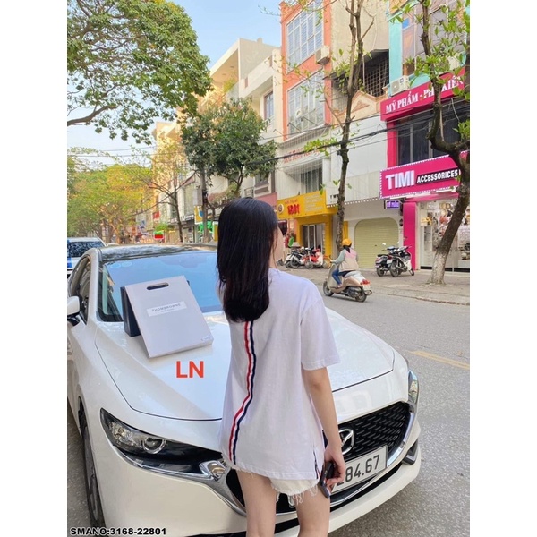 Áo phông hai vạch lưng LN12