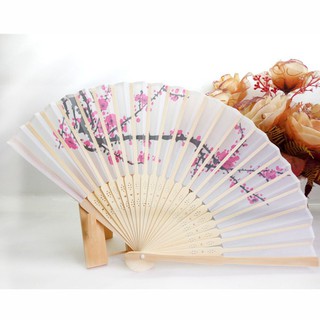 Quạt xếp in hoa đào - lm - 11062019152550
