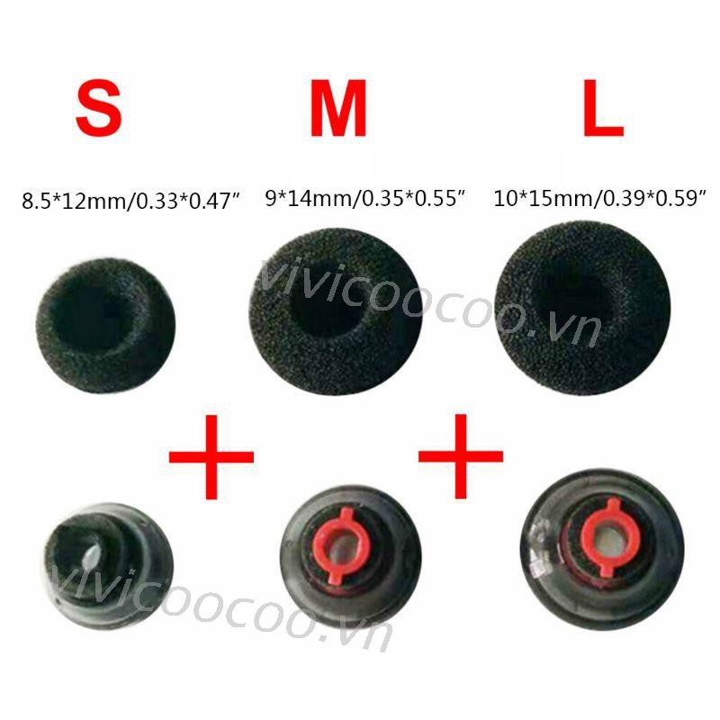 Set 3 Đầu Bọc Tai Nghe Bằng Silicon Cho Plantronics Voyager 5200