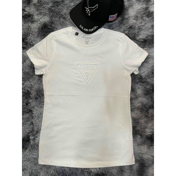 Áo thun GUESS Emboss Triangle Logo Tee