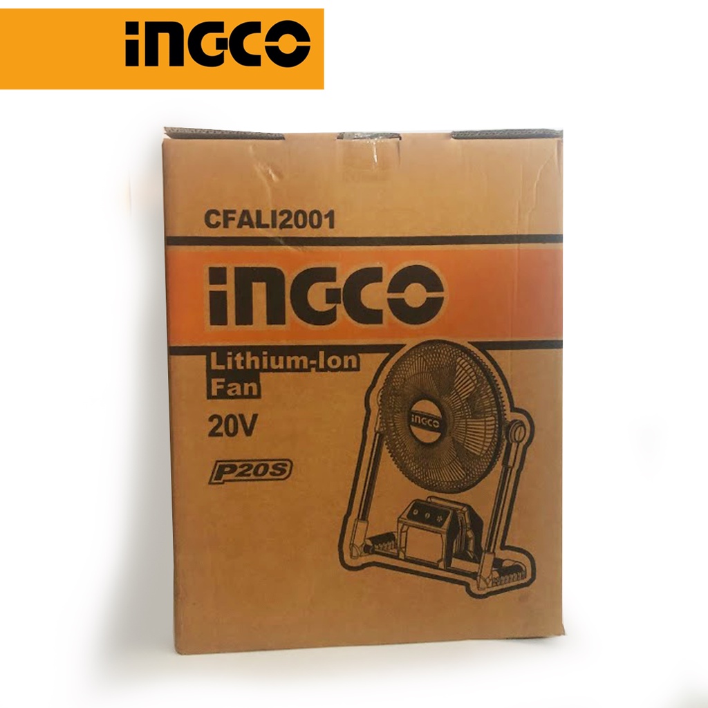 INGCO CFALI2001 Quạt để bàn dùng pin 20V & điện Ingco loại 30cm Không kèm pin và sạc