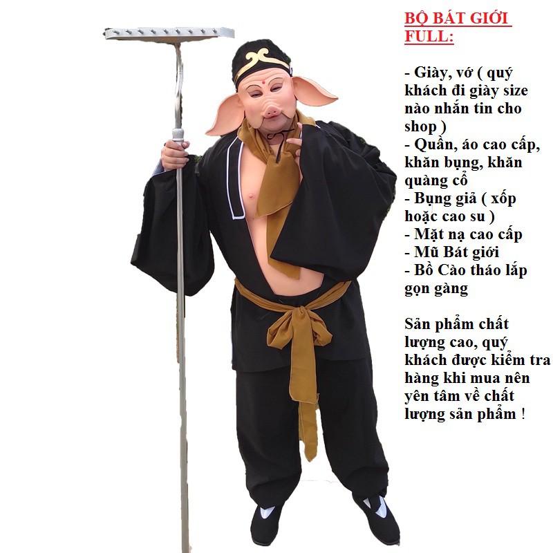 SHOP TÔN NGỘ KHÔNG HÀ NỘI - trang phục tây du ký- tôn ngộ không, bát giới, sa tăng, đường tăng, ngưu ma vương