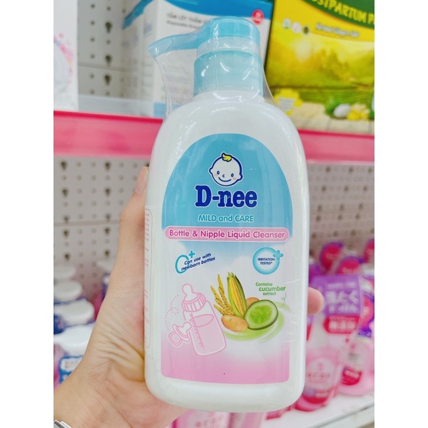 Rửa bình Dnee dạng chai 500ml -  FLASH SALE