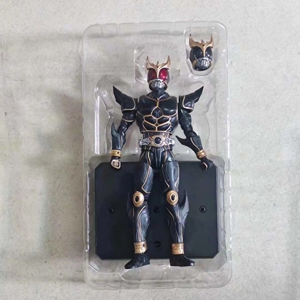 Ultimate Empty I Stock WD Kamen Rider Chạm Khắc Xương Thật SHF Ultimate Ga Kuga Rỗng I Dark Eyes Phát Sáng Có Thể Di Chuyển