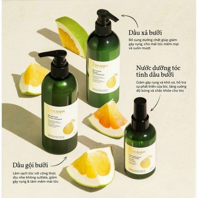 Dầu Xả Bưởi Cocoon Giúp Cung Cấp Dưỡng Chất Và Bổ Sung Độ Ẩm Cho Tóc 310ml