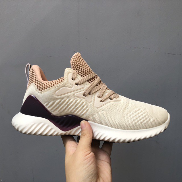 (Tặng móc khoá) Giầy alpha bounce kem tím cao cấp fullbox