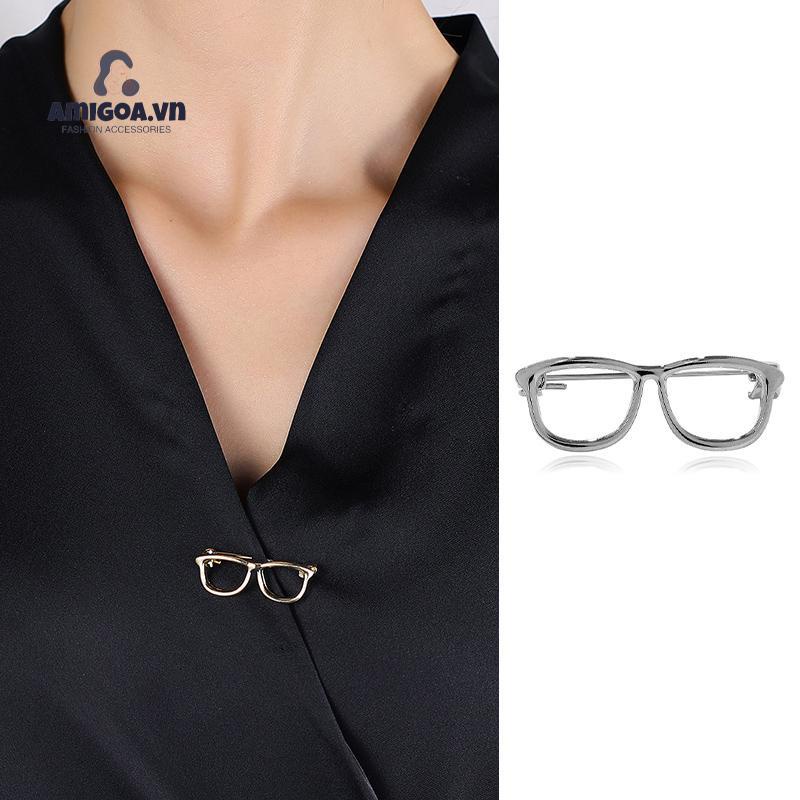 ✨✨Ghim Cài Áo Hình Mắt Kính Bằng Hợp Kim Đơn Giản Thời Trang Dành Cho
