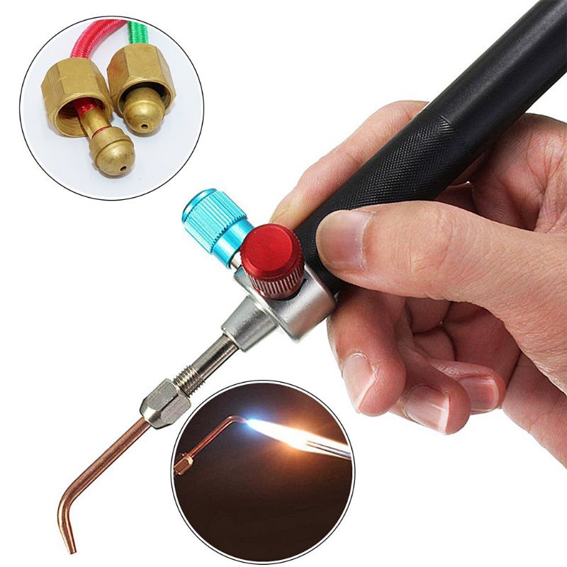 1 Bộ Đèn Khò Mini Cầm Tay Dùng Để Hàn Khí Oxy Làm Đồ Trang Sức