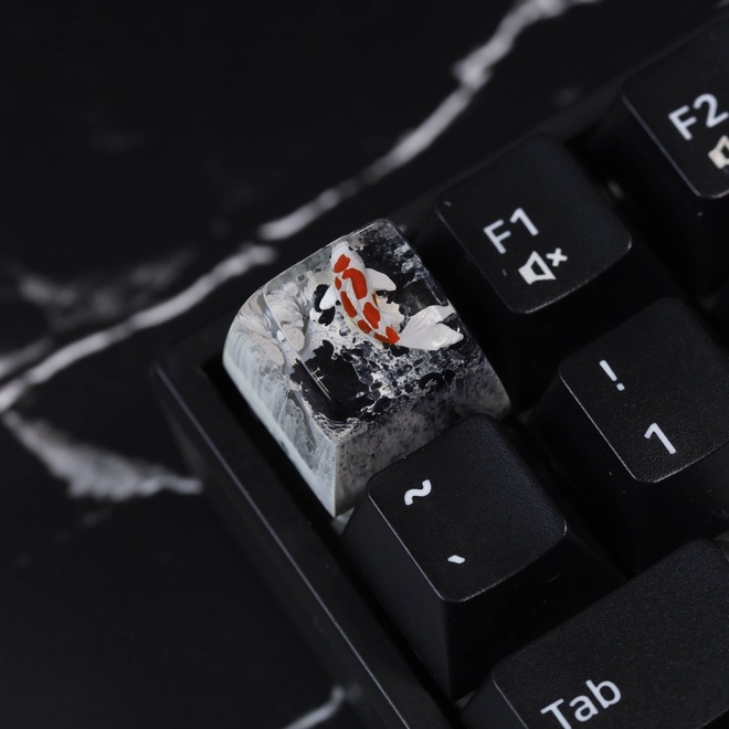 Keycap cá koi sắc màu, nút bàn phím cá koi phù hợp cho bàn phím cơ