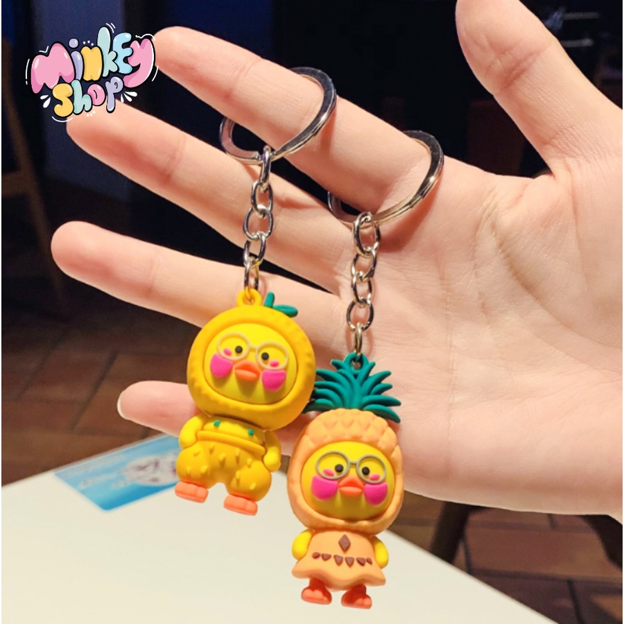 Móc Khóa Đẹp Hình Vịt Cute phụ kiện Túi Xách dễ thương - Minkey