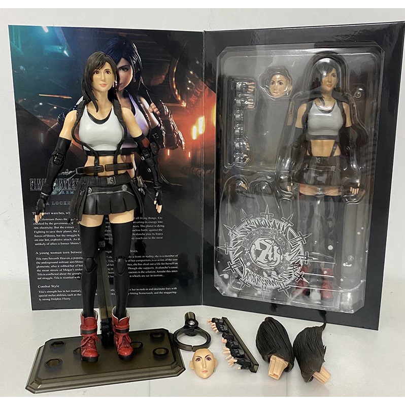 Mô hình Play arts Final Fantasy 7 Remake Tifa, Cloud, Sephiroth