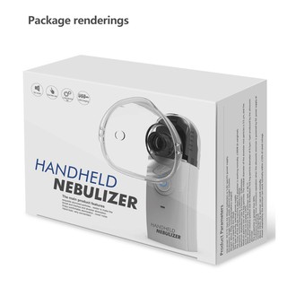 MÁY XÔNG MŨI -MÁY XÔNG KHÍ DUNG CẦM TAY HANDHELD NEBULIZER (Bảo hành 6 tháng)