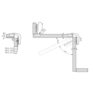Bản lề góc 90 độ - 135 độ - 165 độ ( Đơn giá 10 cái)