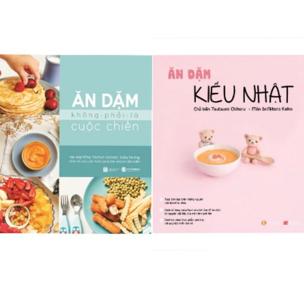 Sách - Combo 2 quyển Ăn dặm không phải là cuộc chiến và Ăn dặm kiểu Nhật