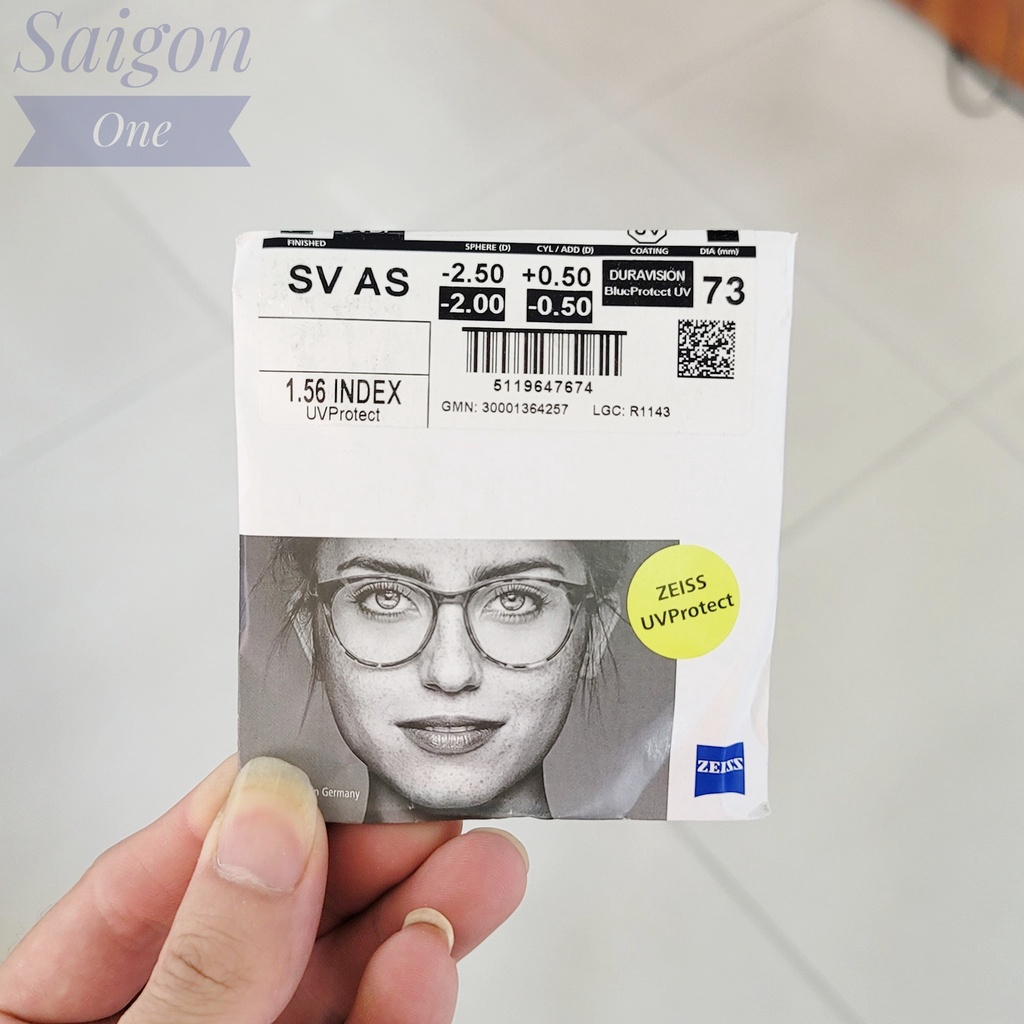 Tròng Kính ZEISS DuraVision BlueProtect UV – lọc ánh sáng xanh