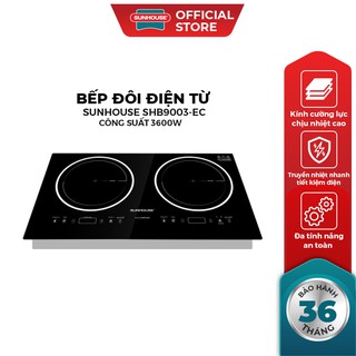 Bếp đôi điện từ SUNHOUSE SHB9003-EC