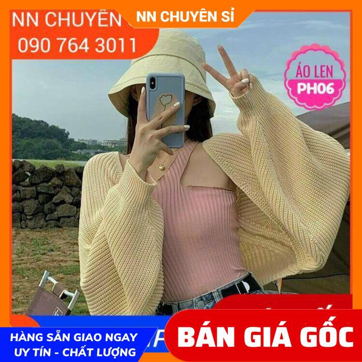 ÁO KHOÁC LEN CÁNH DƠI HÀNG QUẢNG CHÂU PH06 ❤ CÓ ẢNH THẬT ❤ KHOÁC LEN DÁNG NGẮN