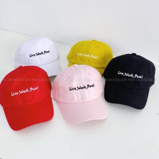 Unisex mũ cap live work pose mucap175