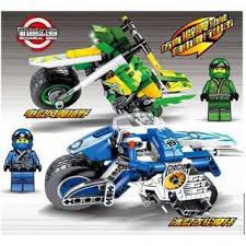 Lắp ráp Ninjago 7019: Xe máy moto đua của Jay và Lloyd