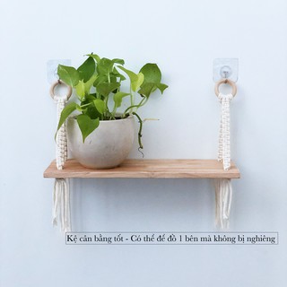 Kệ gỗ treo tường