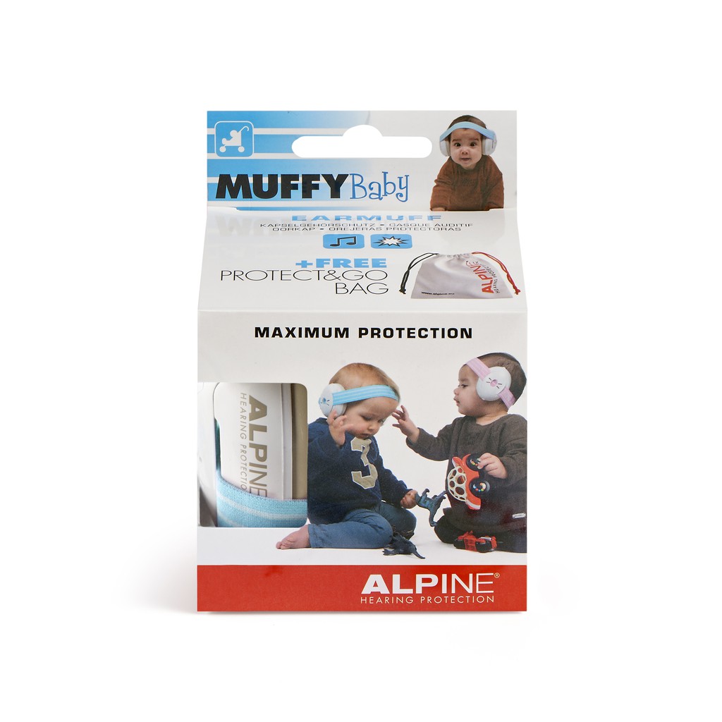 Chụp tai chống ồn Alpine Muffy Baby (Dành cho trẻ em, trẻ sơ sinh từ 2 tháng - 36 tháng tuổi) - Nhập khẩu Hà Lan