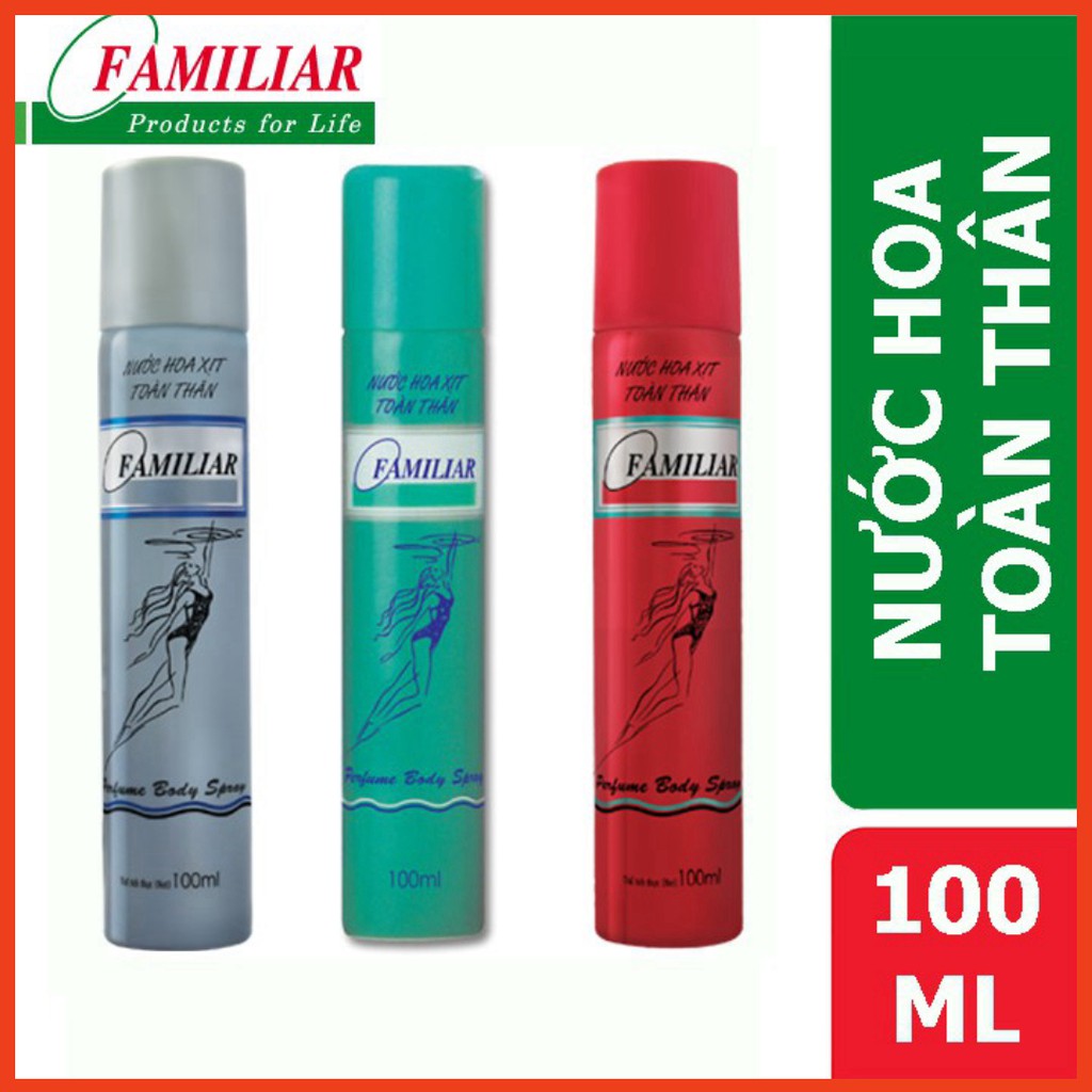 Familiar - Nước hoa toàn thân cô gái Familiar 100ml - Store Hàng Việt Mỹ Phẩm Gia Đình