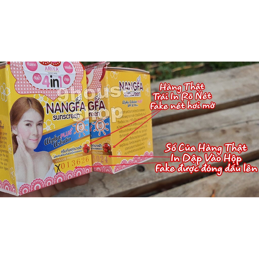 Kem Face Chống Nắng NangFa chính hãng Thái Lan