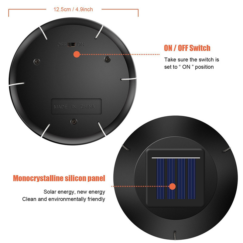 Dây Đèn Led Năng Lượng Mặt Trời Trang Trí Sân Vườn / Giáng Sinh