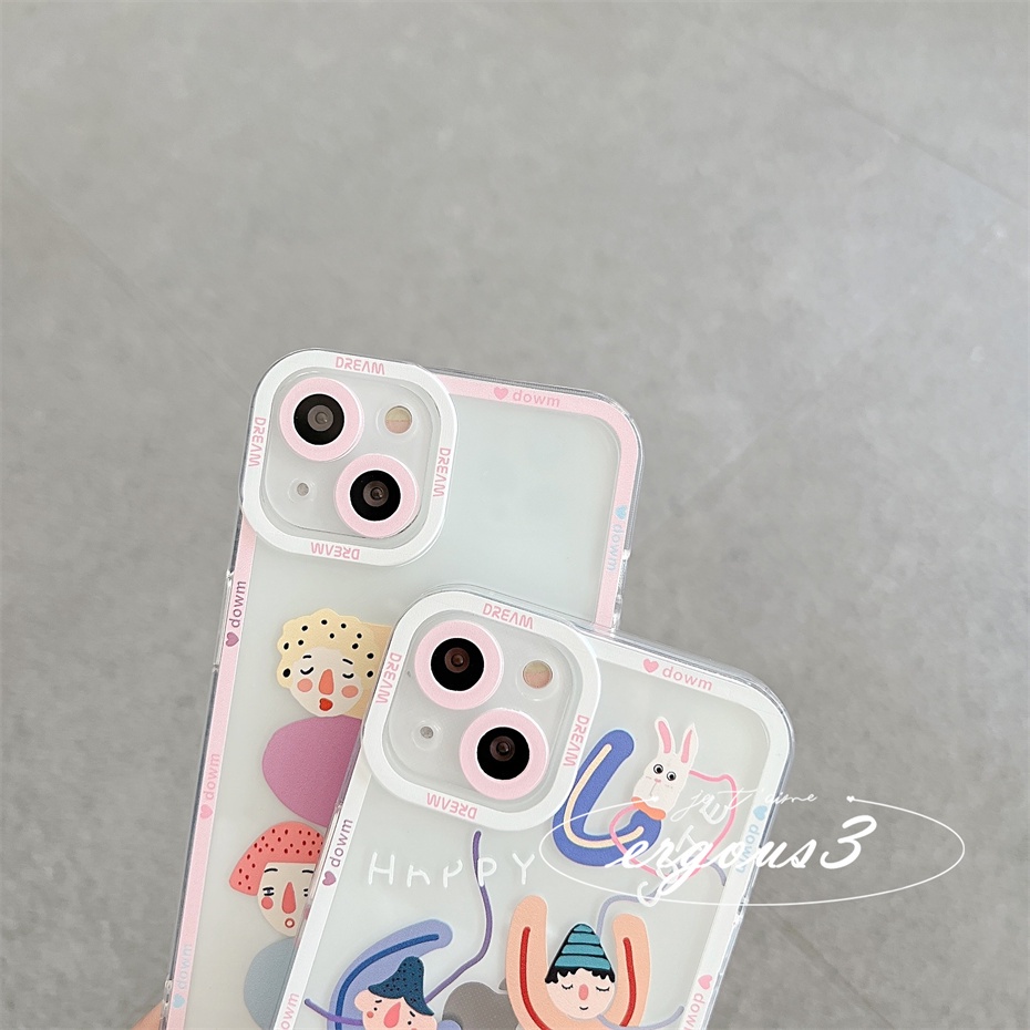 Ốp Điện Thoại Họa Tiết Hoạt Hình Nhiều Màu Sắc Cho iPhone 13 12 11 Pro Max SE2020 X XR Xs Max 7 8