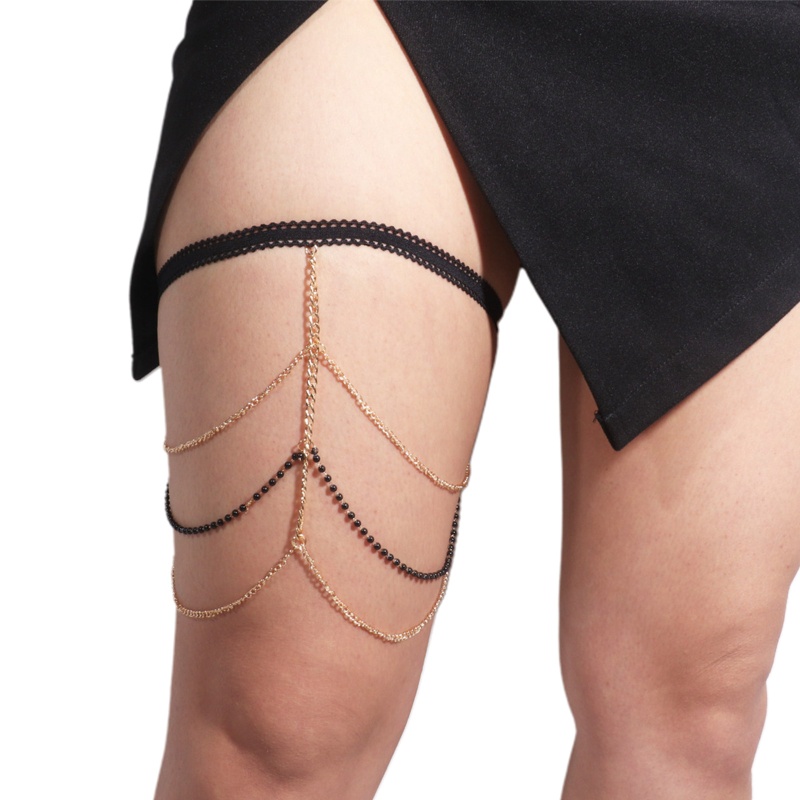 Chuỗi Dây Đeo Chân Co Giãn Đính Ngọc Trai Thanh Lịch Cho Nữ