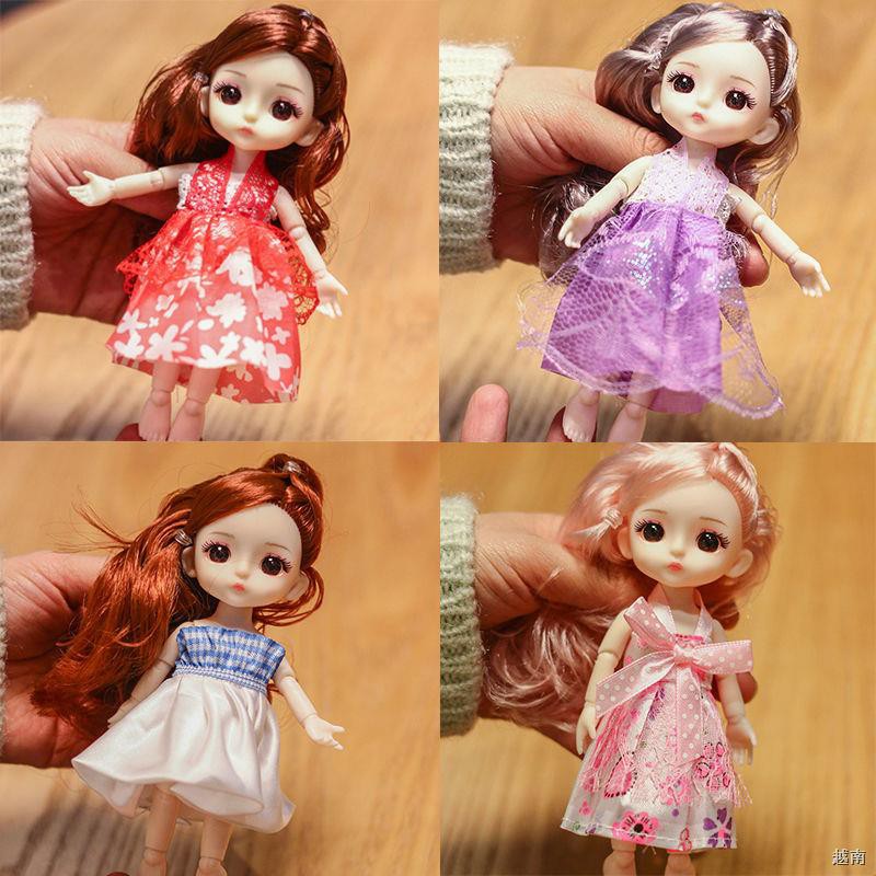 ☋Bộ váy công chúa Barbie 17cm up bjd búp bê cô gái nhạc đồ chơi ánh sáng quà tặng sinh nhật