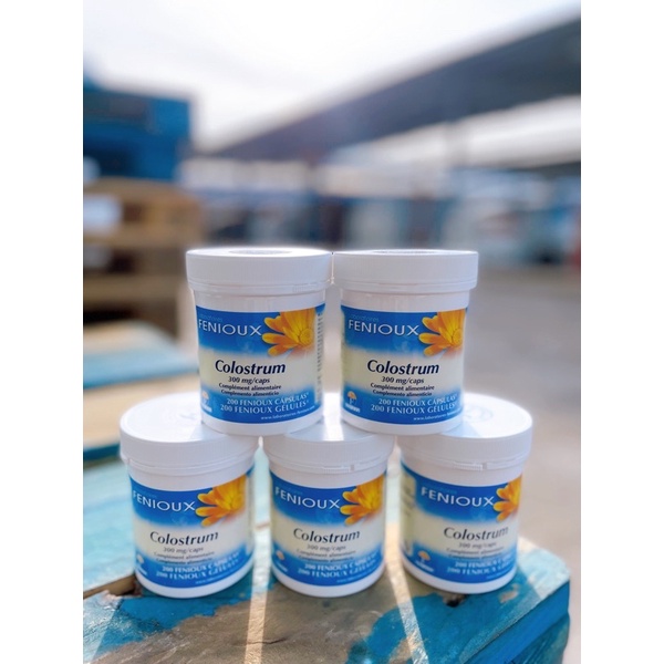 Sữa non Pháp Fenioux Colostrum phát triển não bộ cho nhiều lứa tuổi Hộp 200 viên