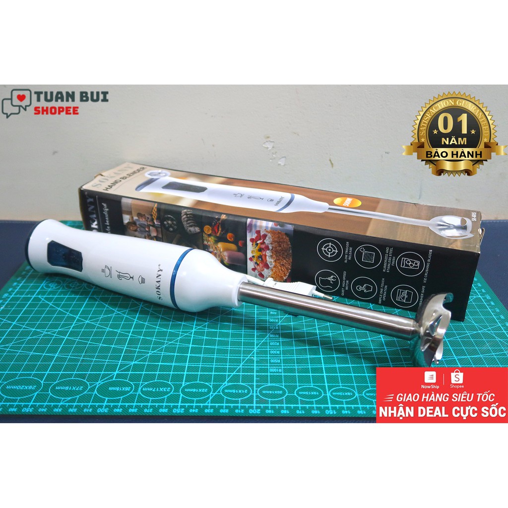 Máy xay cầm tay Sokany SO-6015 công suất 500W - BH 12 Tháng