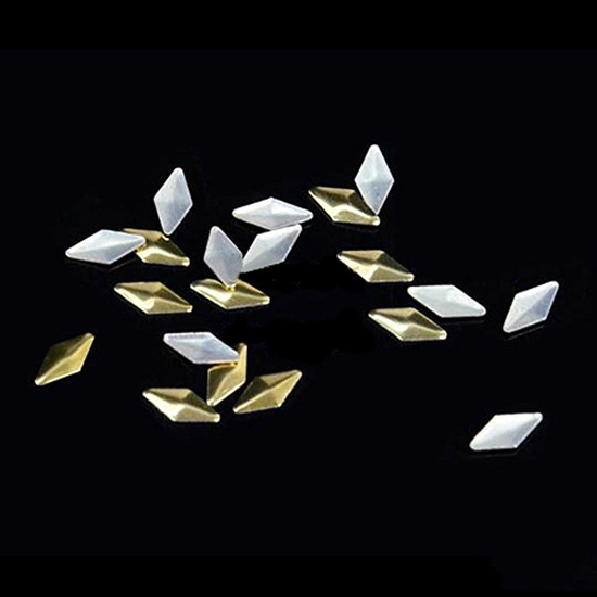 Set 120 Hạt Kim Loại Màu Vàng / Bạc Đính Móng Nghệ Thuật