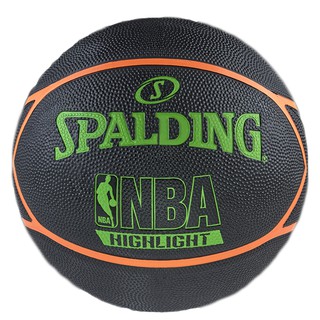 Bóng rổ Spalding NBA Highlight Series Outdoor Size 7 + Tặng bộ kim bơm bóng và lưới đựng bóng