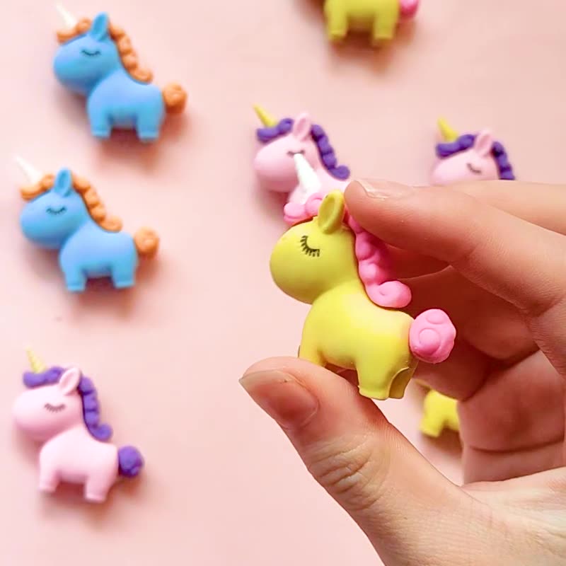 Gôm Tẩy Hình Kỳ Lân Dễ Thương Màu Ngẫu Nhiên Có Thể Tháo Rời