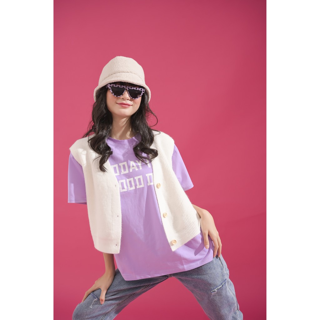 [ Miều ] Áo thun in hình Today is a good day