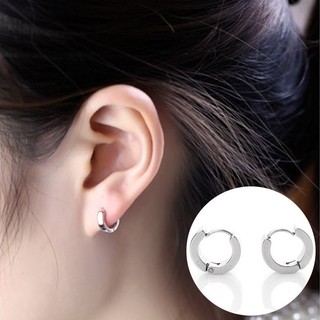 Bông Tai Màu Bạc Kiểu Dáng Đơn Giản Thời Trang