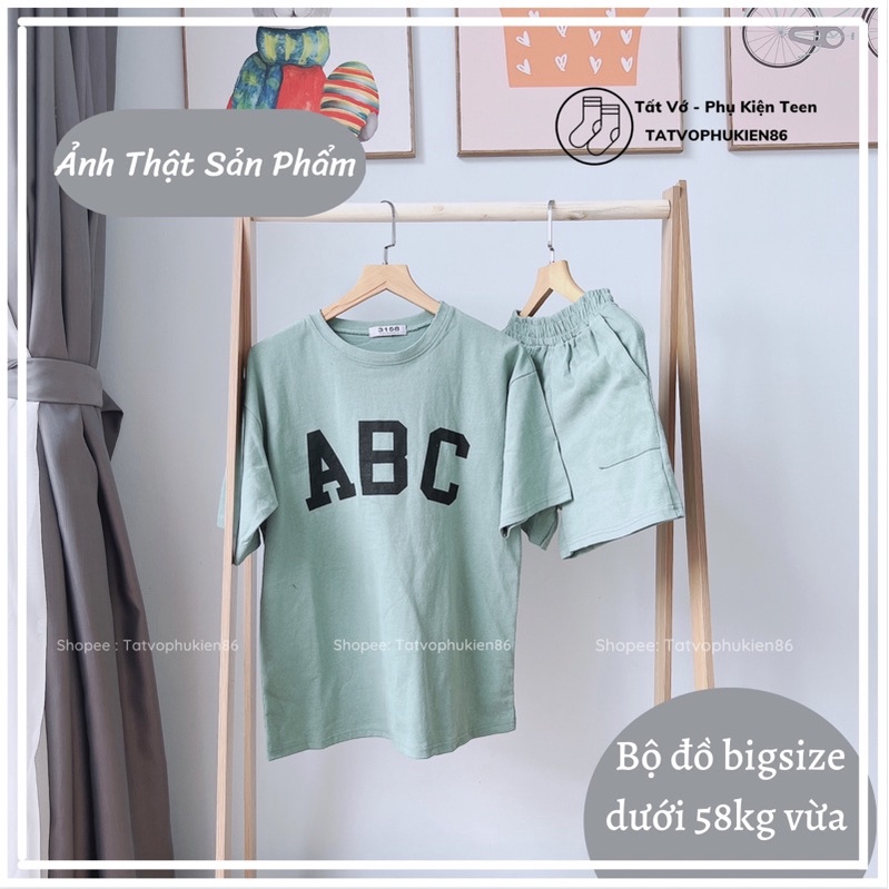 Bộ mặc nhà -nữ mùa hè cotton SALE Đồ bộ nữ bigsize DREW mặt cười chất liệu cotton thoải mái