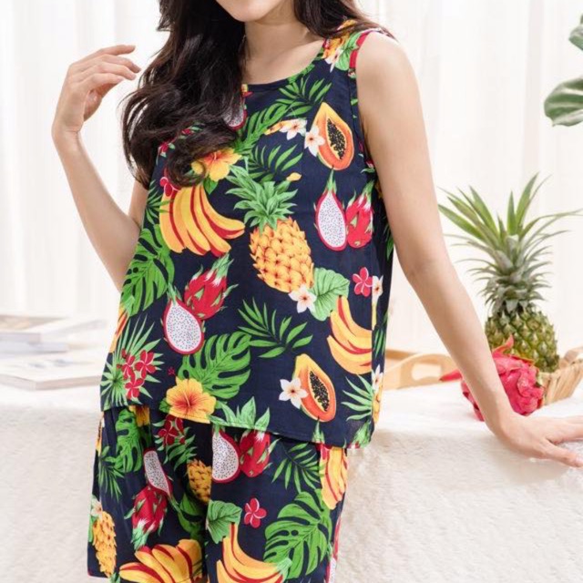 Đồ bộ tole mặc nhà-BỘ SN TRÁI CÂY ĐỦ SIZE 1-2-3