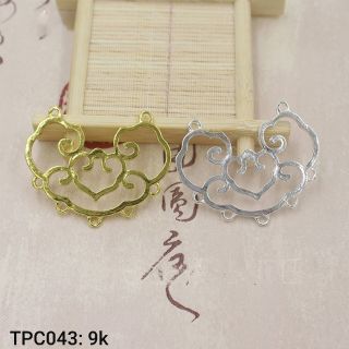 Phiến đúc khóa trường mệnh, trường thọ nguyên liệu làm trang sức handmade, trâm cổ trang, cosplay - M14