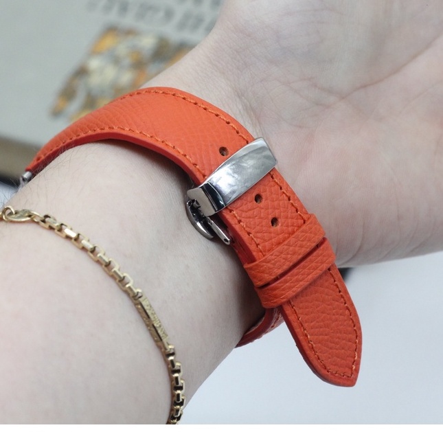Dây Đồng Hồ APPLE WATCH, Dây Đeo Thay Thế Apple Watch Thêu Chỉ ZJ Da EPSOM Phù Hợp Với Mặt 38mm,40mm,41mm,42mm,44mm,45mm